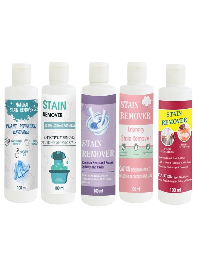 مجموعة مزيلات البقع من توفوس، تتضمن مزيل بقع القمصان والدمى والأرجواني والوردي والأحمر | محلول تنظيف متعدد الأسطح للملابس والأقمشة والمفروشات (100 غرام لكل عبوة) - Image 1